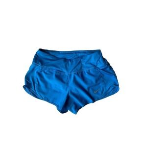 Nike Running Shorts Dri Fit‎ Modern Womens Size XS Blue Athletic Workout Bottoms